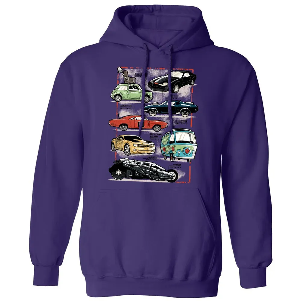 Famous Cars Classic Unisex Hoodie - 6