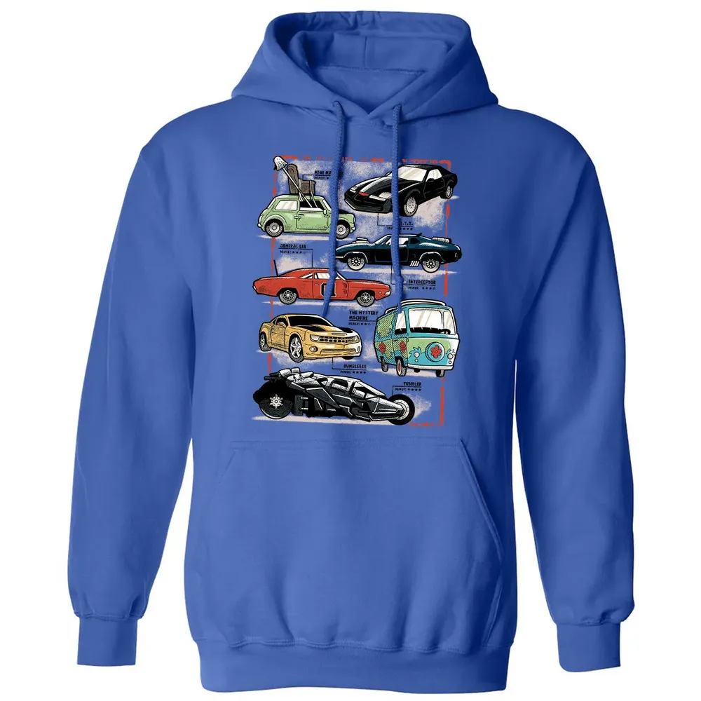 Famous Cars Classic Unisex Hoodie - 9