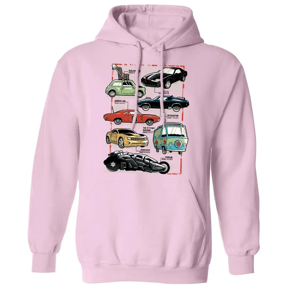 Famous Cars Classic Unisex Hoodie - 3