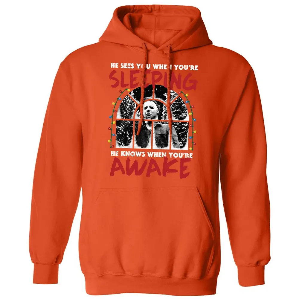 He Knows When Youâ€™re Awake Classic Unisex Hoodie - 10