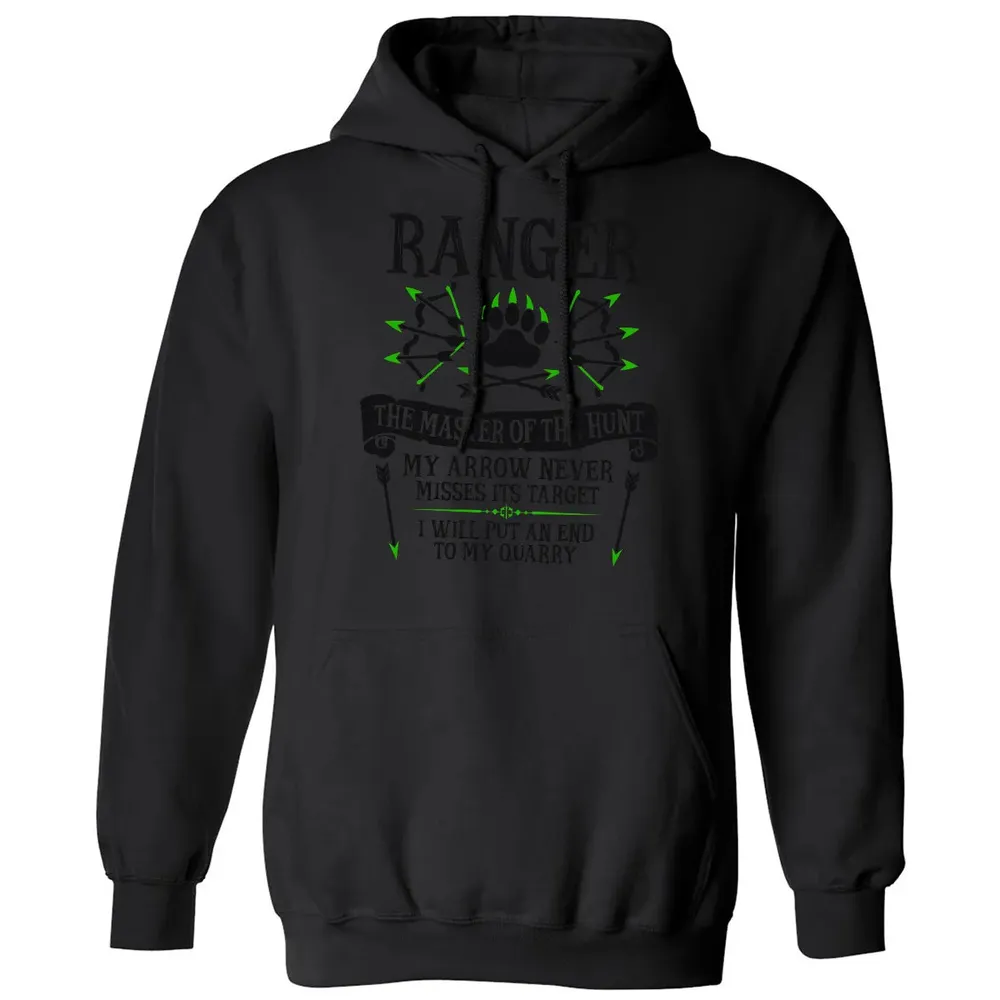 RANGER, The Master of the Hunt (Black Text) Classic Unisex Hoodie - 11