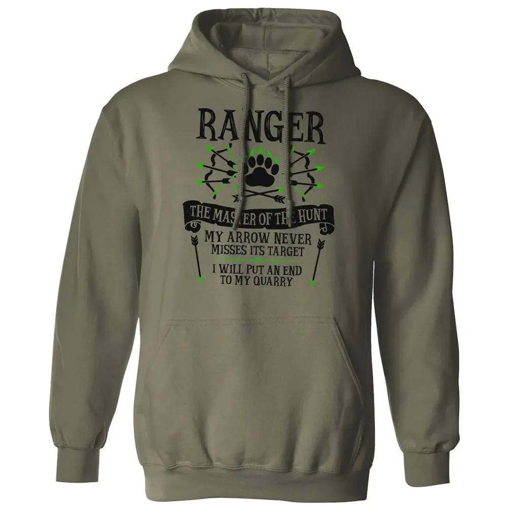RANGER, The Master of the Hunt (Black Text) Classic Unisex Hoodie - 4