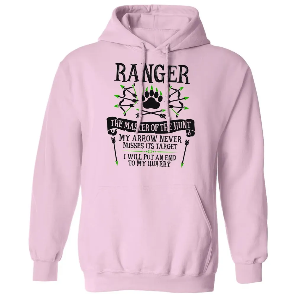 RANGER, The Master of the Hunt (Black Text) Classic Unisex Hoodie - 3