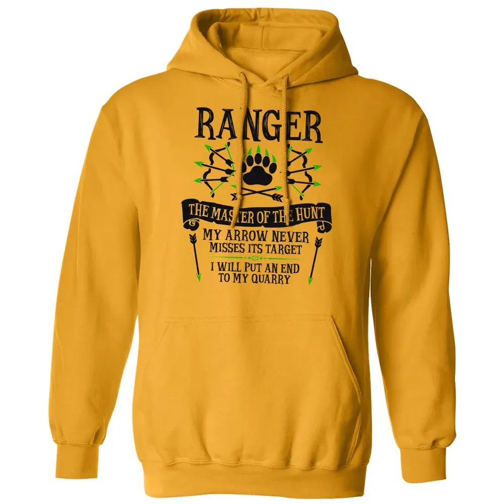 RANGER, The Master of the Hunt (Black Text) Classic Unisex Hoodie - 12