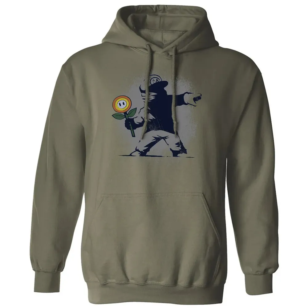 Banksy Mario Classic Unisex Hoodie - 4