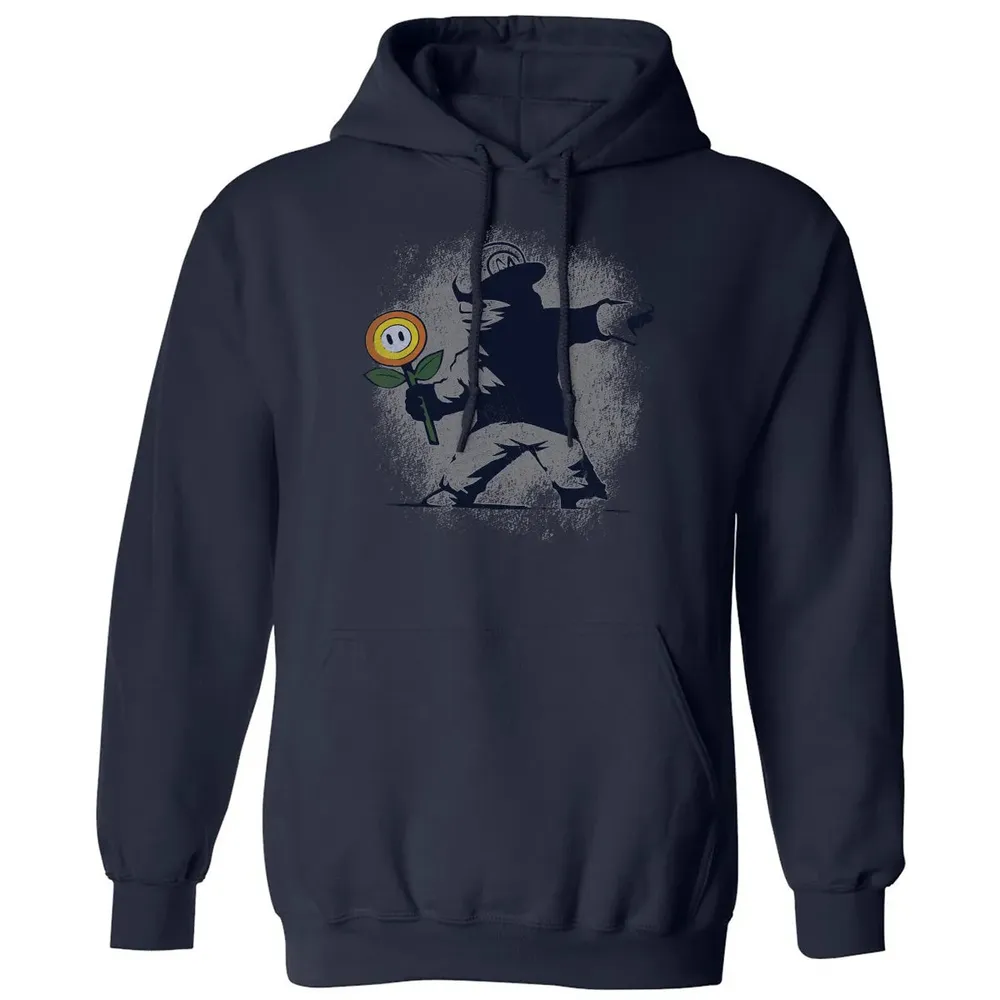 Banksy Mario Classic Unisex Hoodie - 8