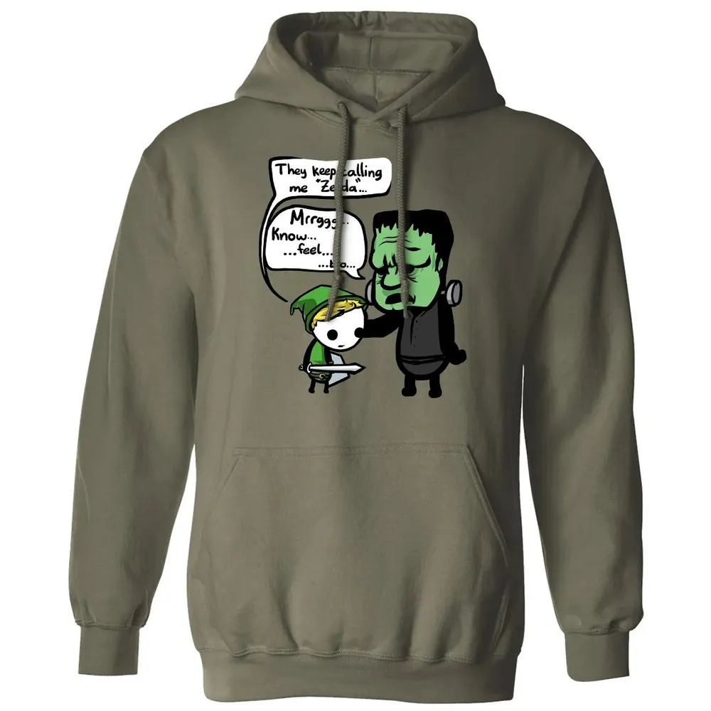 Zelda & Frankenstein Classic Unisex Hoodie - 4