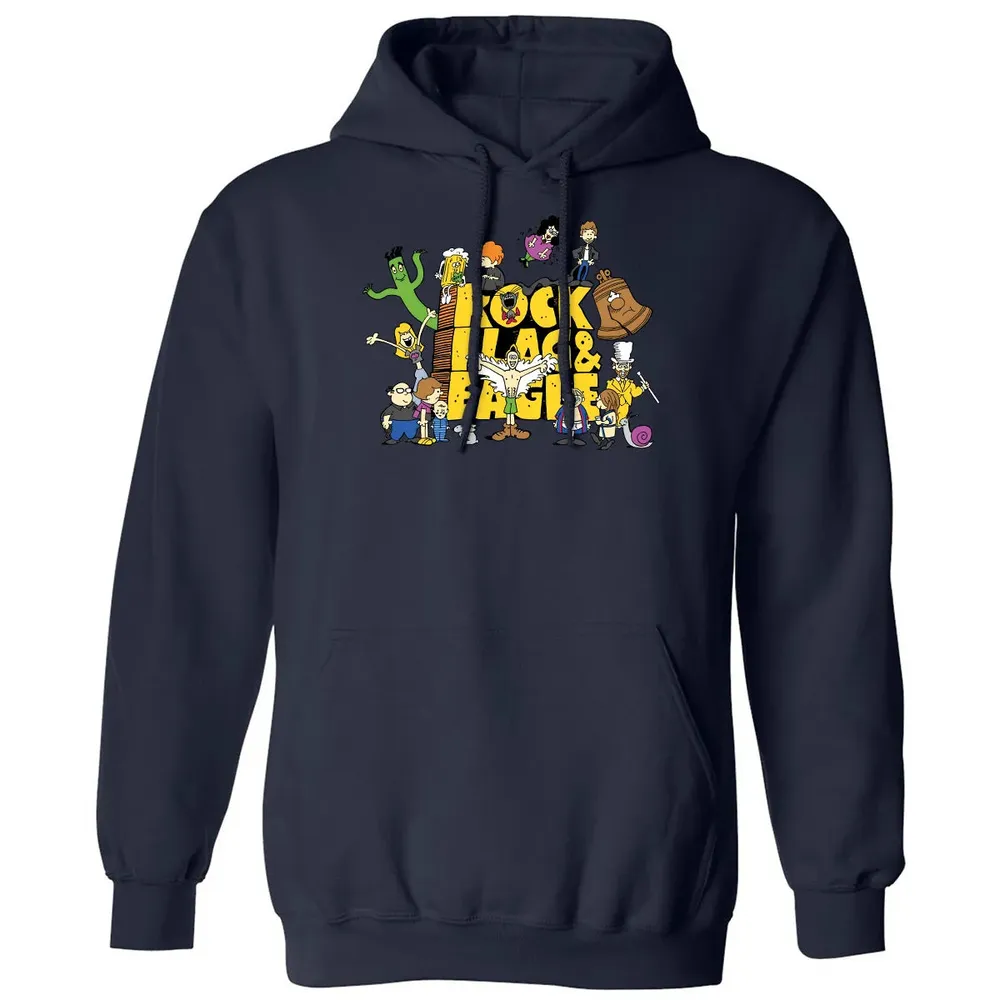 Rock Flag Eagle Classic Unisex Hoodie - 8