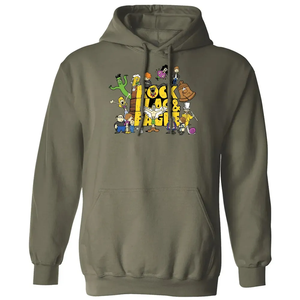 Rock Flag Eagle Classic Unisex Hoodie - 4
