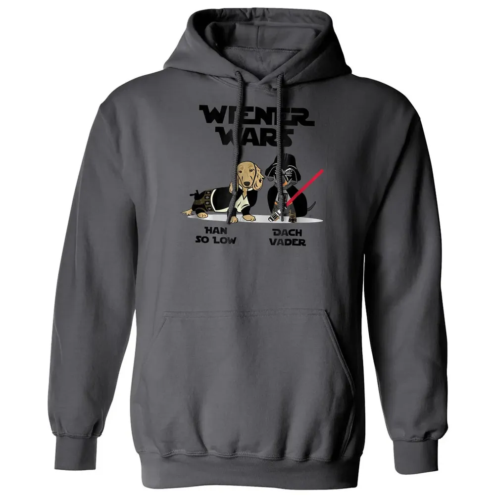 Wiener Wars Funny Dachshund Classic Unisex Hoodie - 7