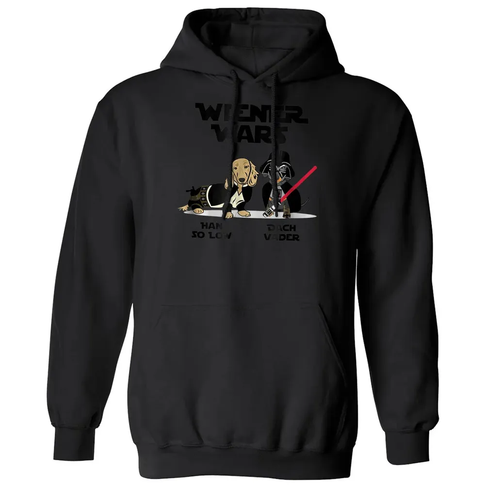 Wiener Wars Funny Dachshund Classic Unisex Hoodie - 11
