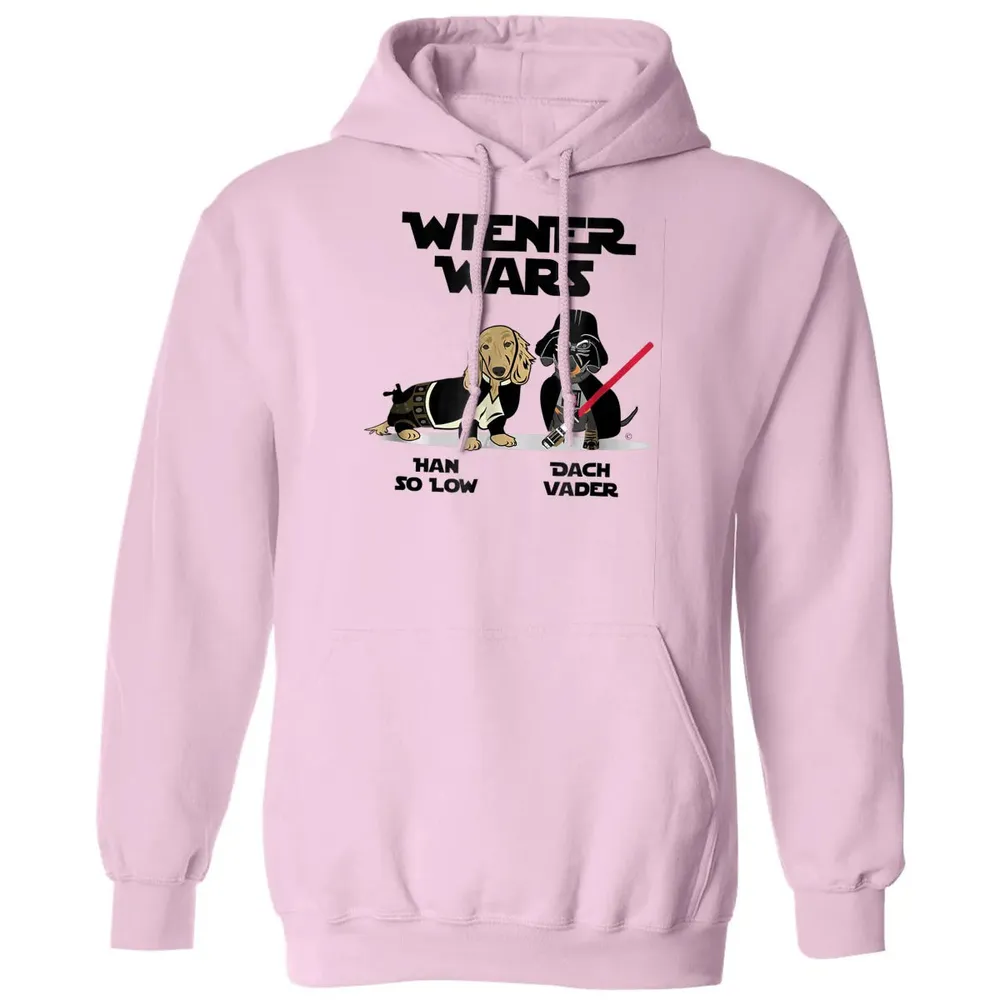 Wiener Wars Funny Dachshund Classic Unisex Hoodie - 3