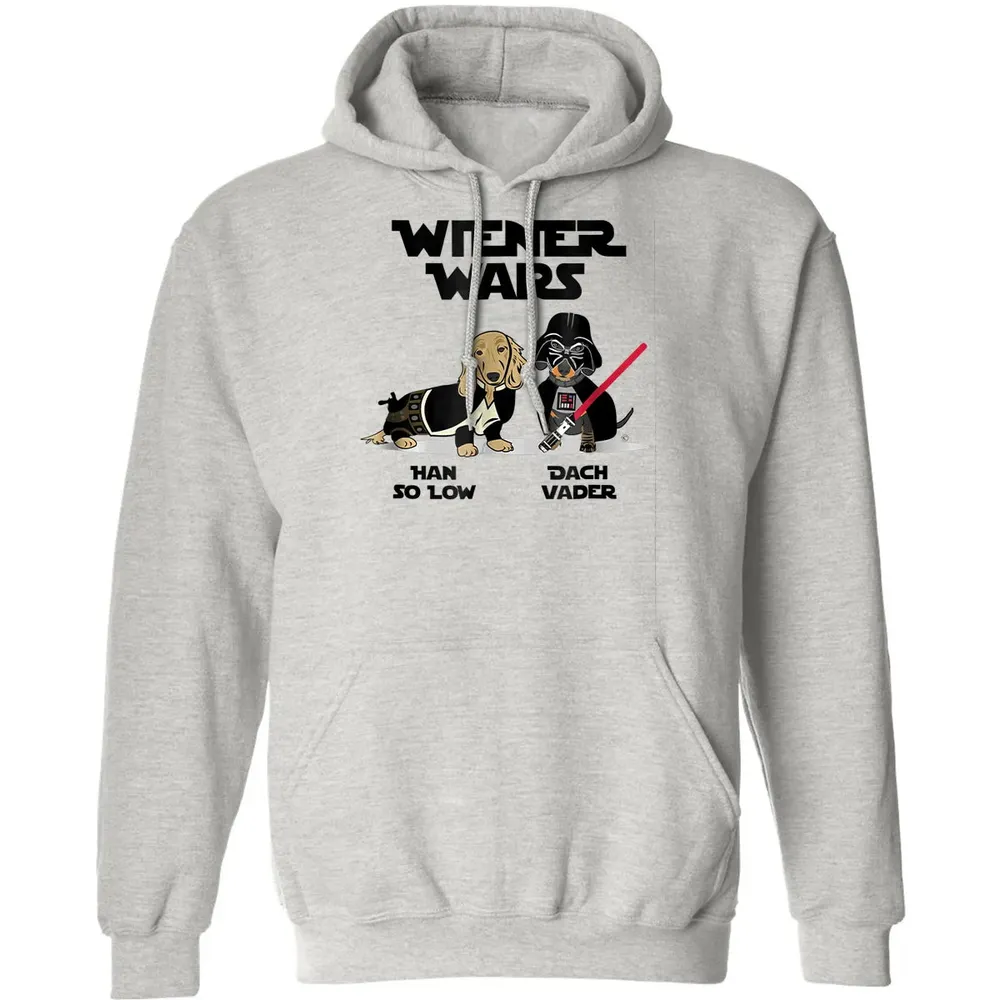 Wiener Wars Funny Dachshund Classic Unisex Hoodie - 2