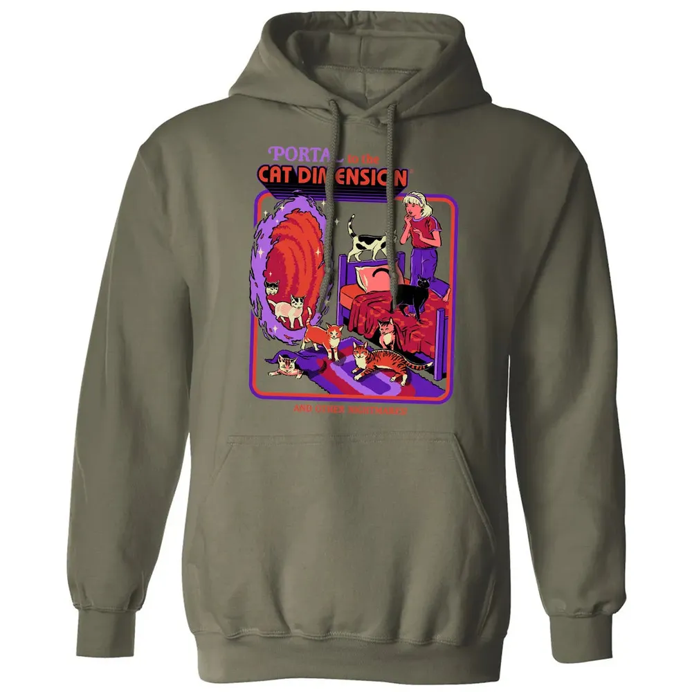 Portal To The Cat Dimension Classic Unisex Hoodie - 4