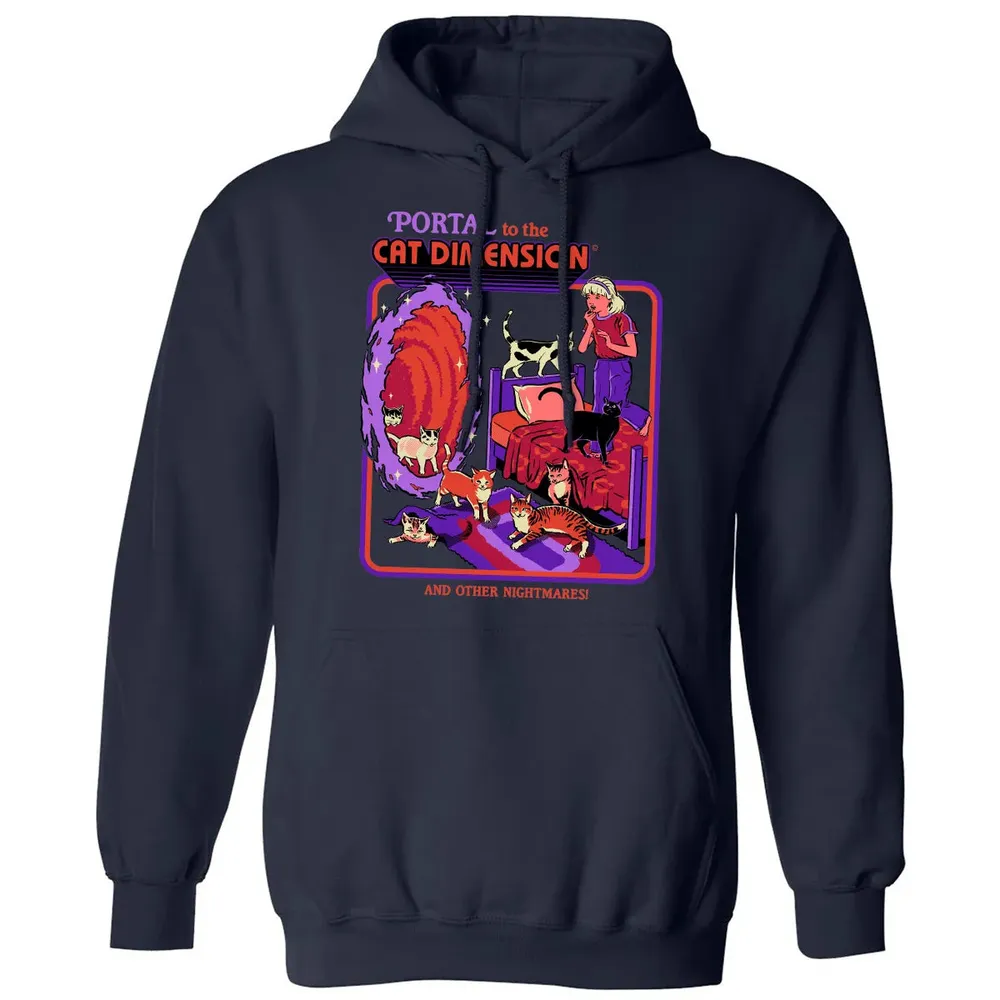 Portal To The Cat Dimension Classic Unisex Hoodie - 2