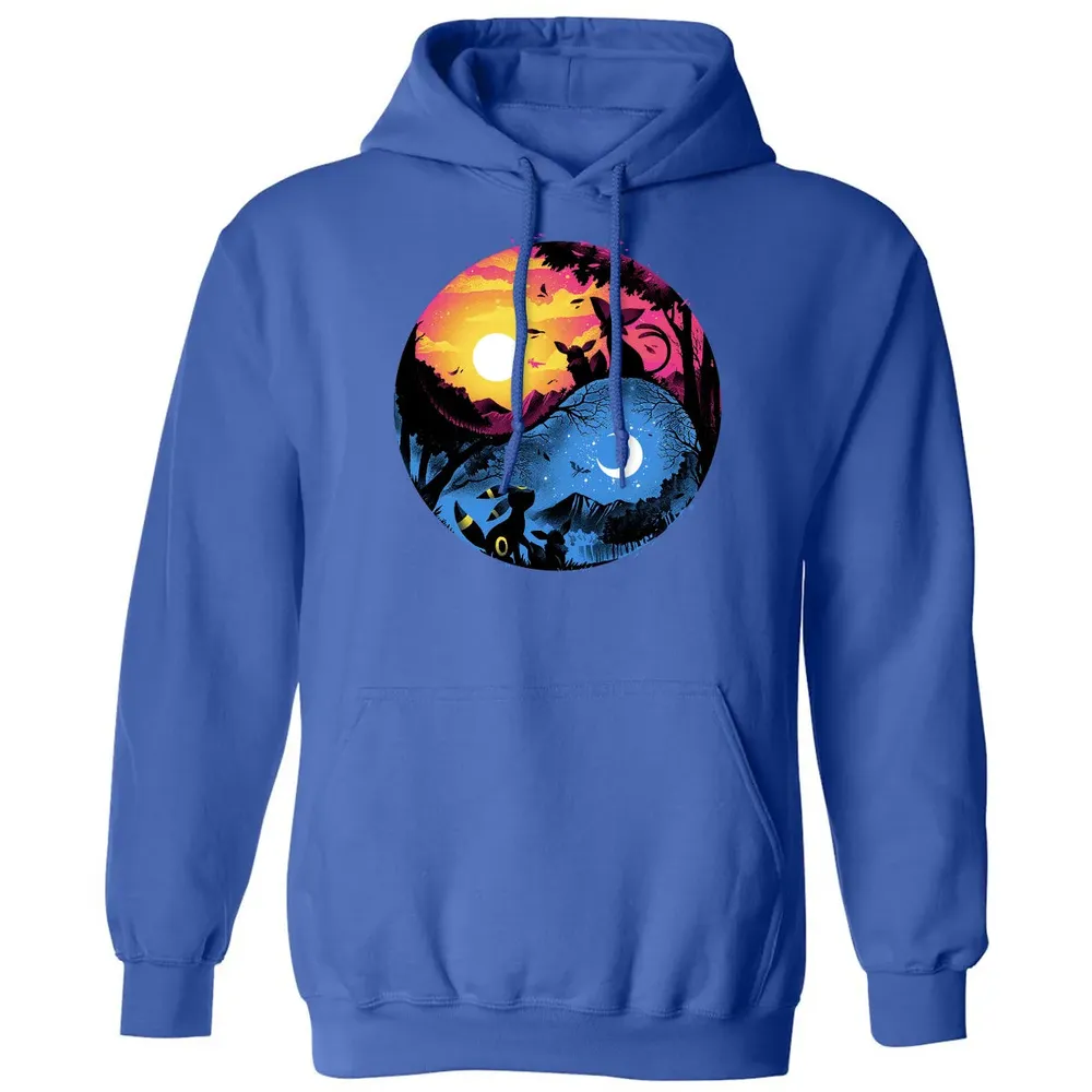 Day Night Evolution Classic Unisex Hoodie - 9