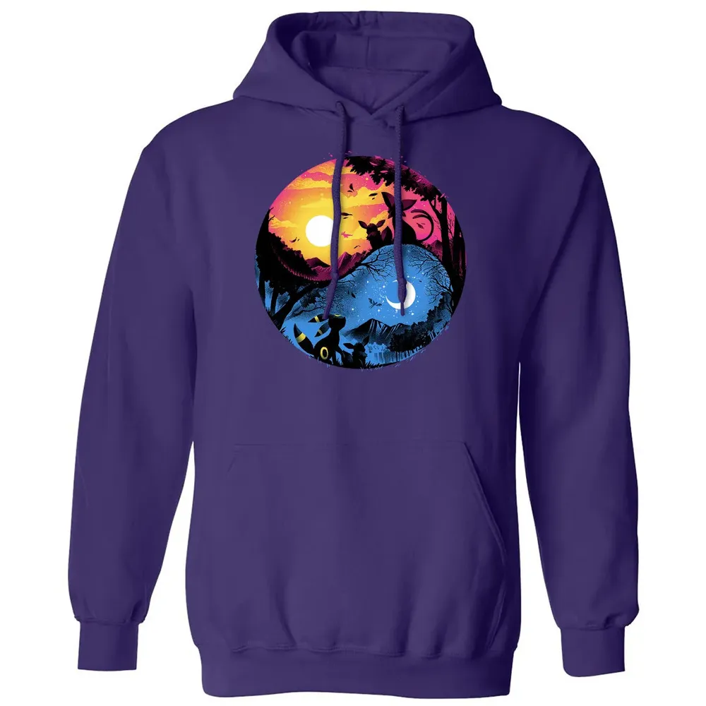 Day Night Evolution Classic Unisex Hoodie - 6
