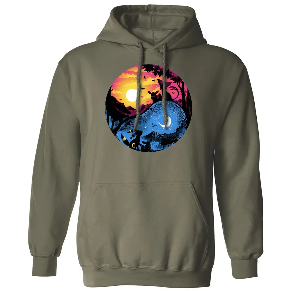 Day Night Evolution Classic Unisex Hoodie - 4
