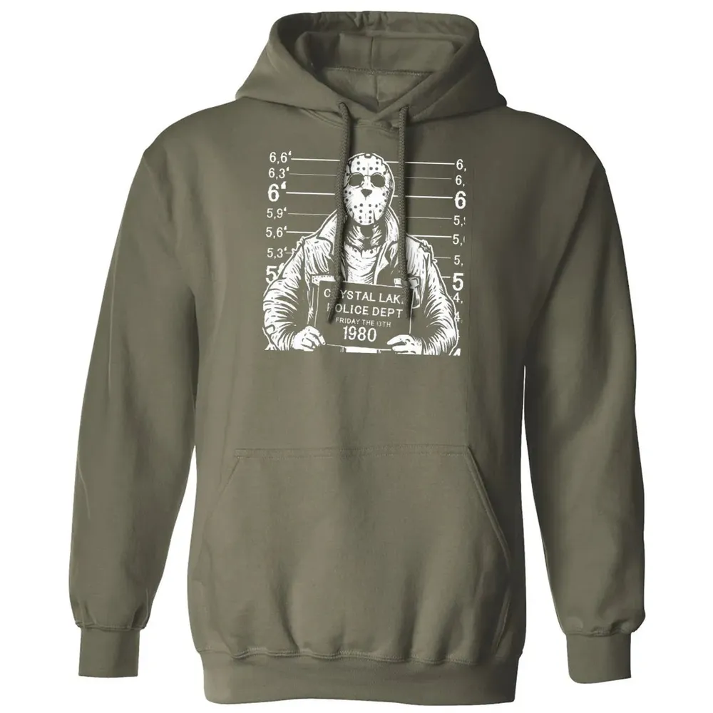 Remorseless Serial Killer Halloween Assassin Horror Crazy  Long Sleeve Classic Unisex Hoodie - 4