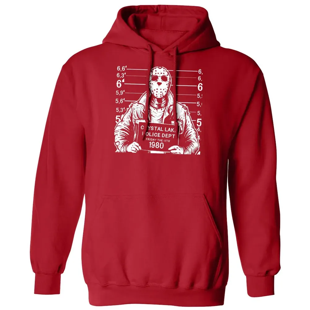 Remorseless Serial Killer Halloween Assassin Horror Crazy  Long Sleeve Classic Unisex Hoodie - 5