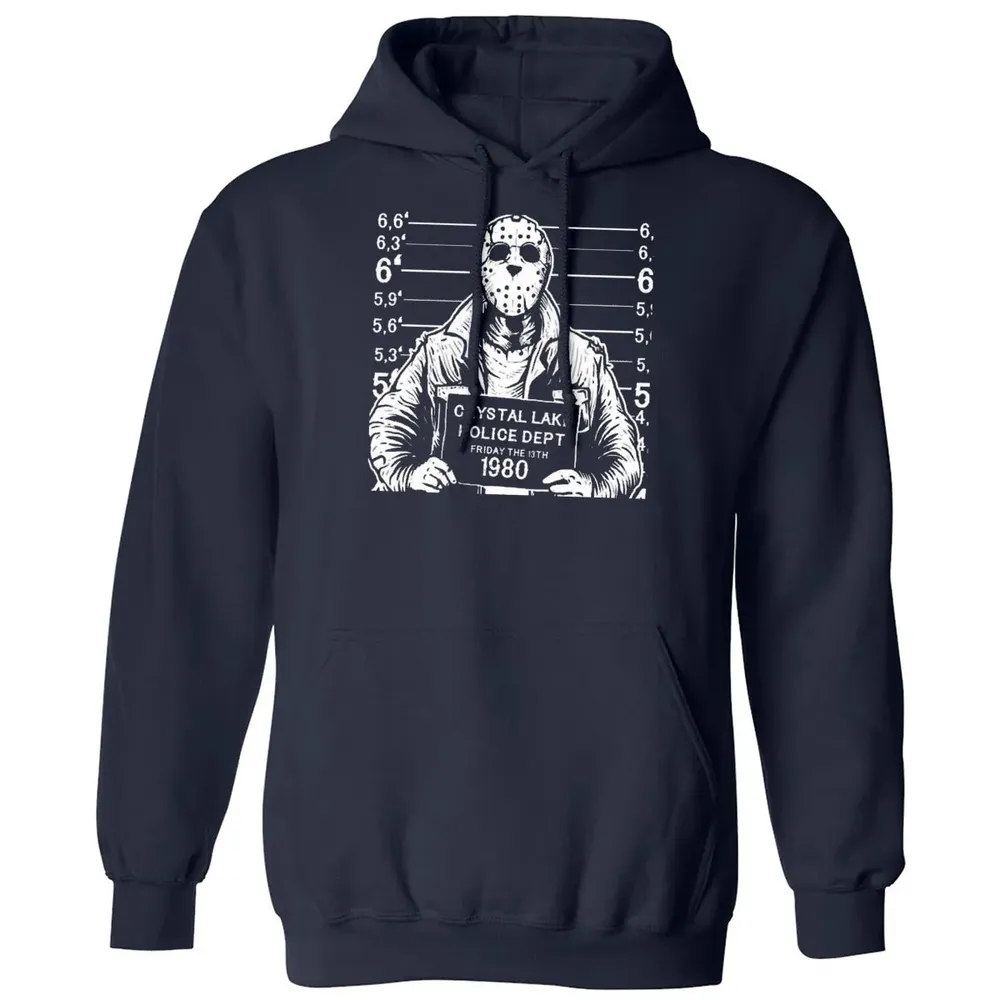 Remorseless Serial Killer Halloween Assassin Horror Crazy  Long Sleeve Classic Unisex Hoodie - 2