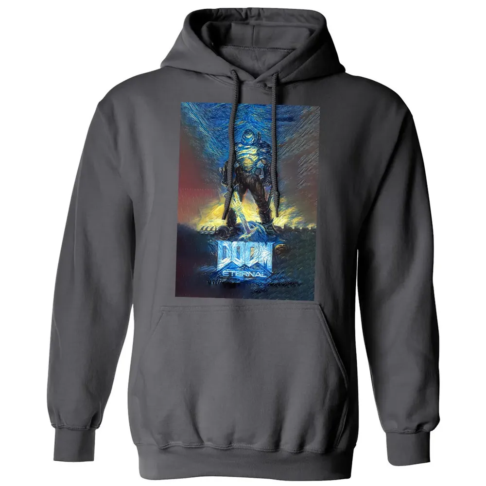 Doom Starry Night Classic Unisex Hoodie - 7
