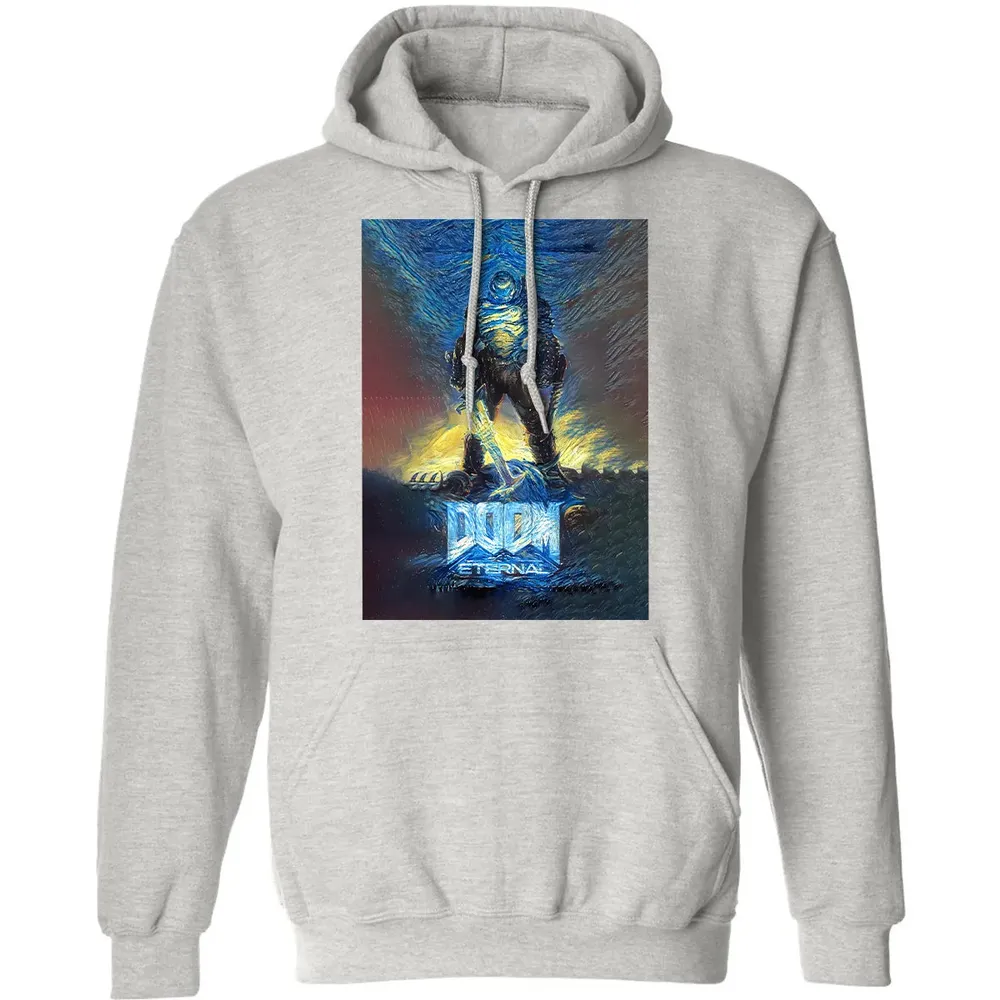 Doom Starry Night Classic Unisex Hoodie - 2
