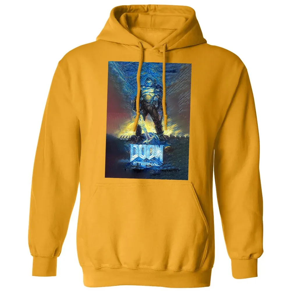 Doom Starry Night Classic Unisex Hoodie - 12