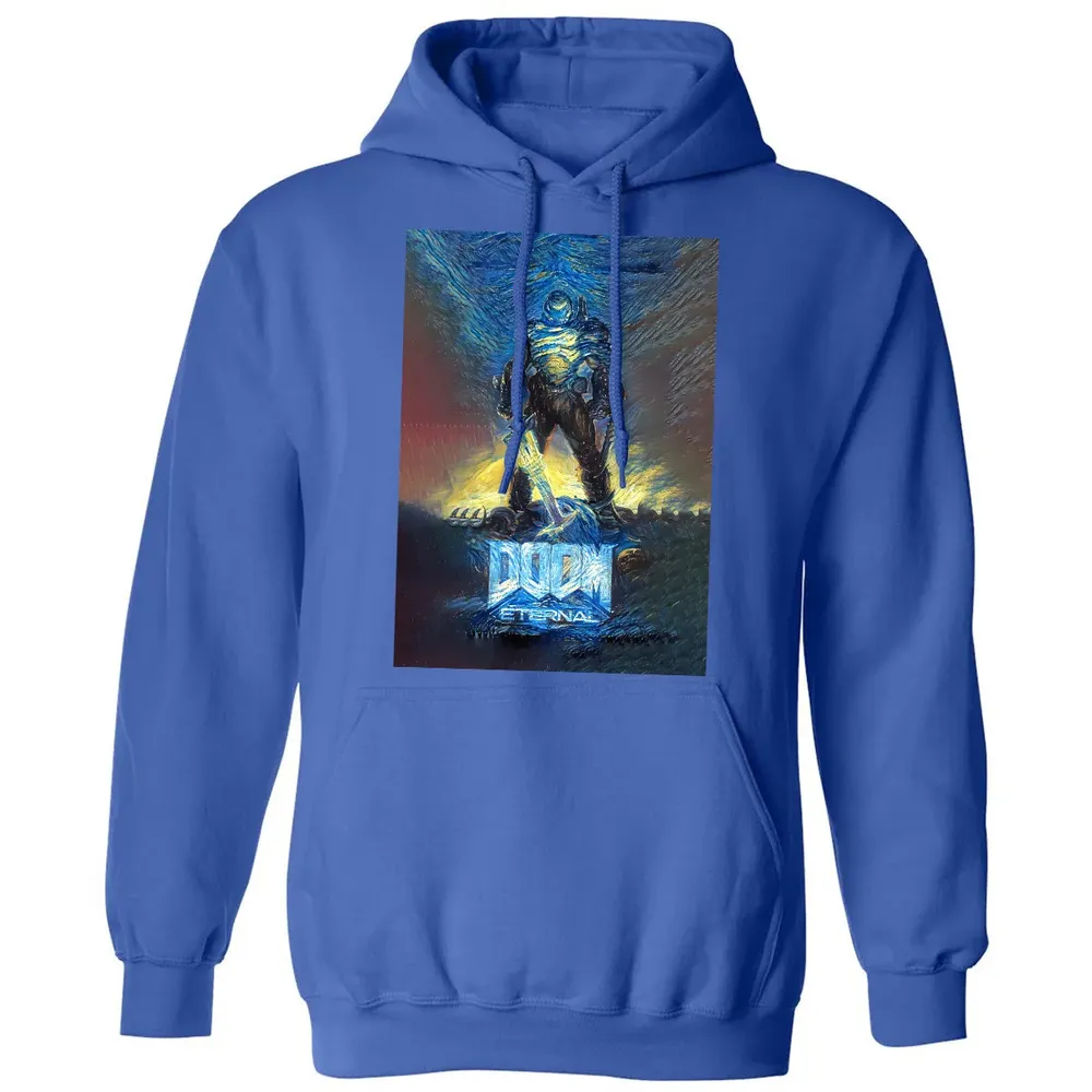 Doom Starry Night Classic Unisex Hoodie - 9