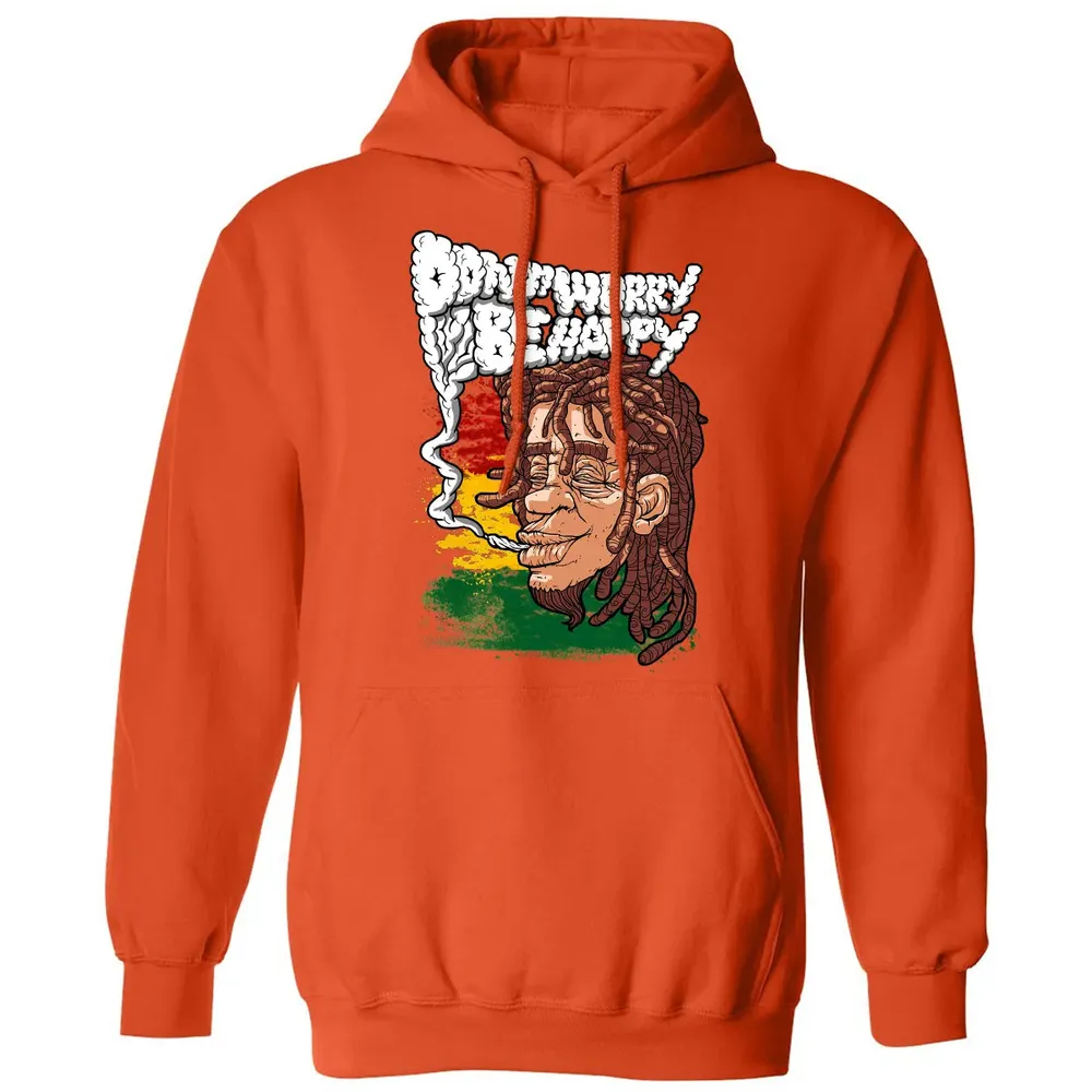 Dont Worry Be Happy Classic Unisex Hoodie - 10