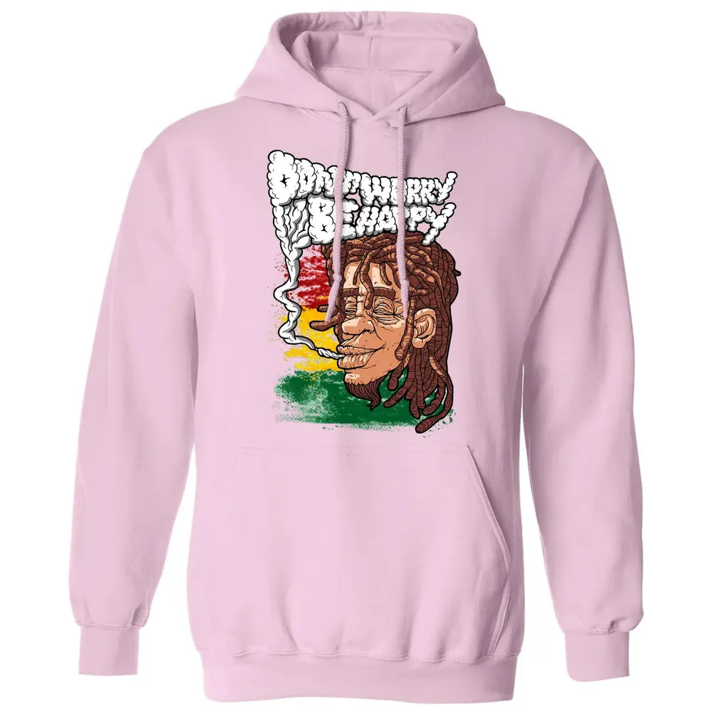 Dont Worry Be Happy Classic Unisex Hoodie - 3