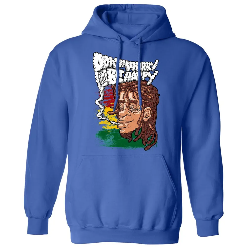 Dont Worry Be Happy Classic Unisex Hoodie - 9