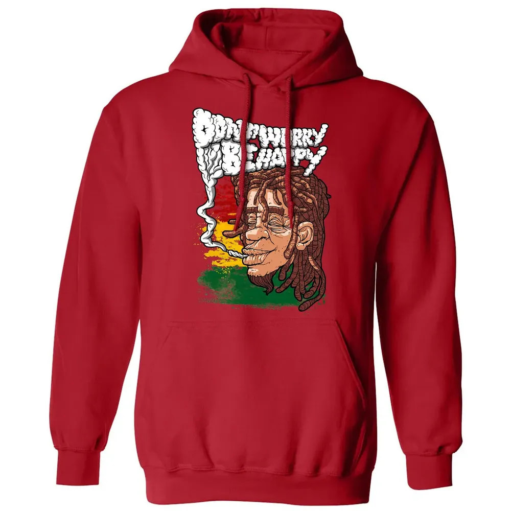Dont Worry Be Happy Classic Unisex Hoodie - 5
