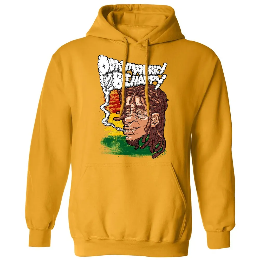Dont Worry Be Happy Classic Unisex Hoodie - 12