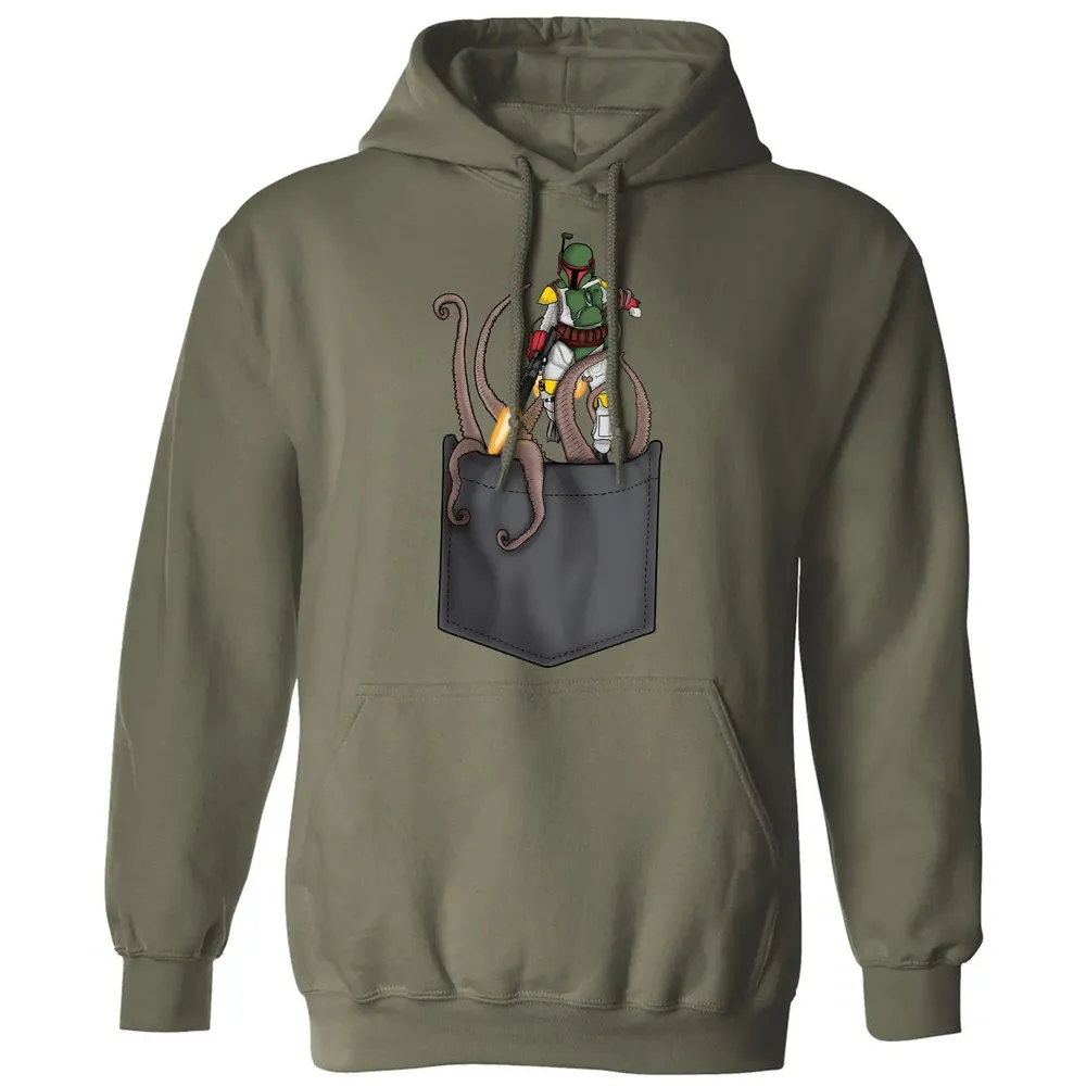 Bounty Hunter Escape Pocket Classic Unisex Hoodie - 4