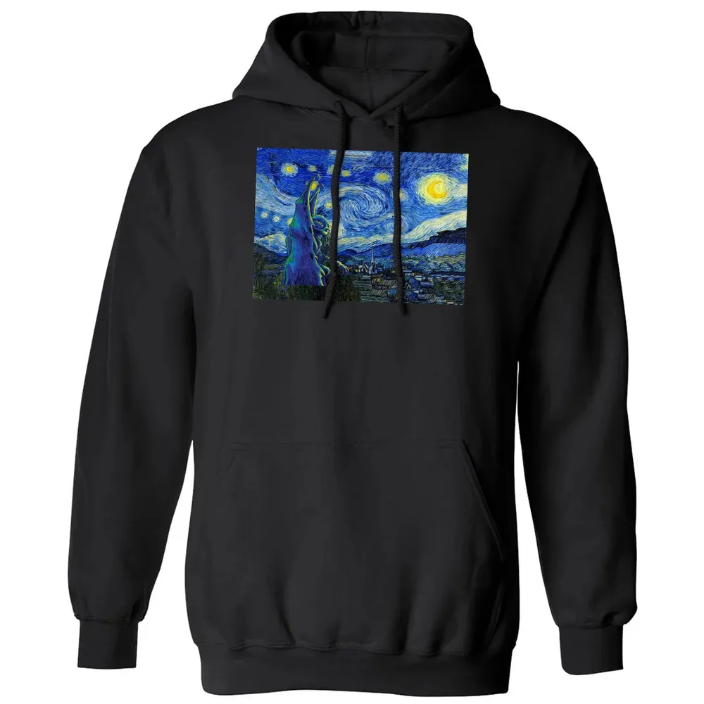 Cthulhu In Starry Night Classic Unisex Hoodie - 11