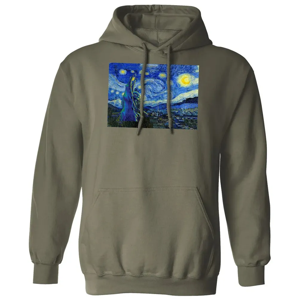 Cthulhu In Starry Night Classic Unisex Hoodie - 4