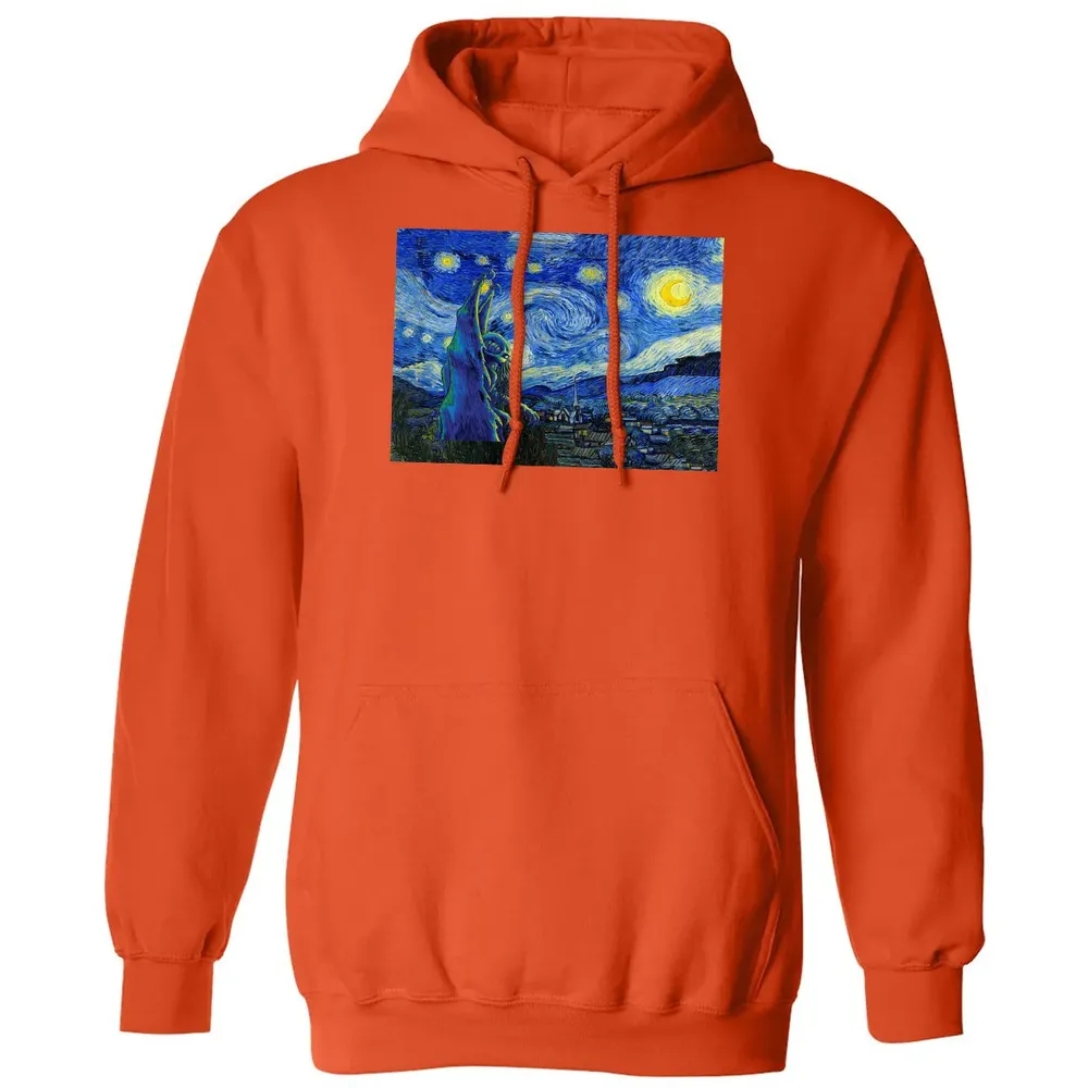 Cthulhu In Starry Night Classic Unisex Hoodie - 10