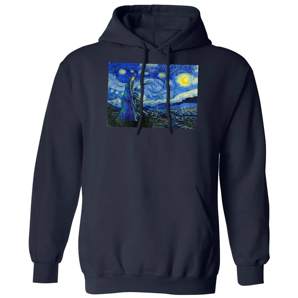 Cthulhu In Starry Night Classic Unisex Hoodie - 8
