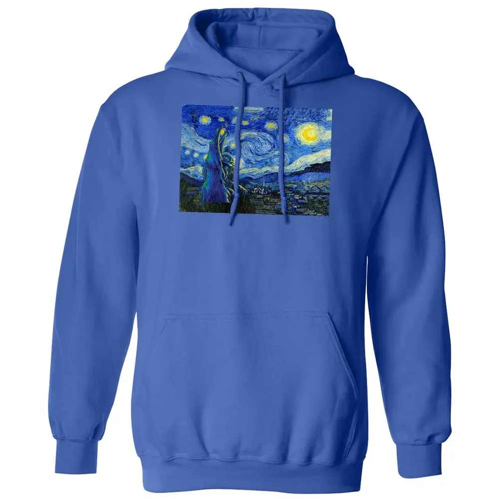 Cthulhu In Starry Night Classic Unisex Hoodie - 9