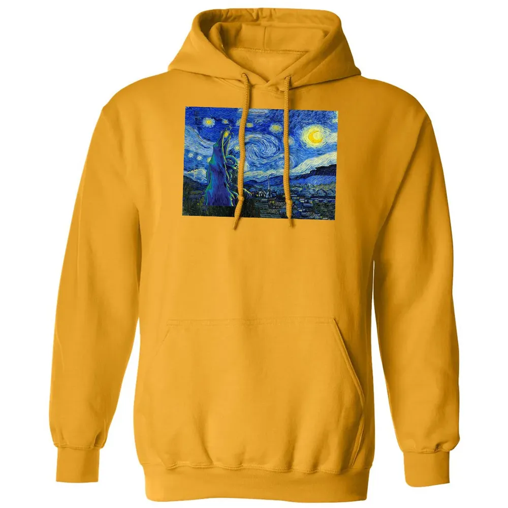 Cthulhu In Starry Night Classic Unisex Hoodie - 12