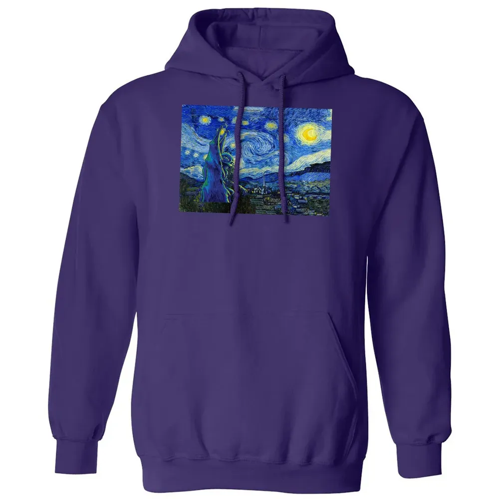 Cthulhu In Starry Night Classic Unisex Hoodie - 6