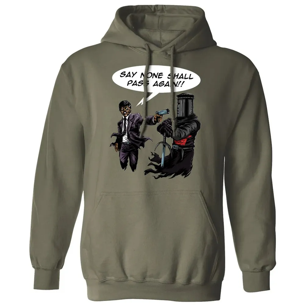 Say None Shall Pass Again Classic Unisex Hoodie - 4