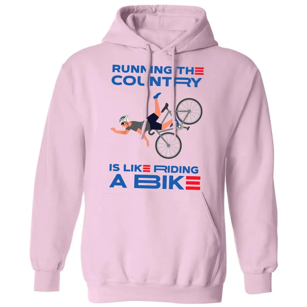 Running The Country Is Like Riding A Bike Classic Unisex Hoodie - 3