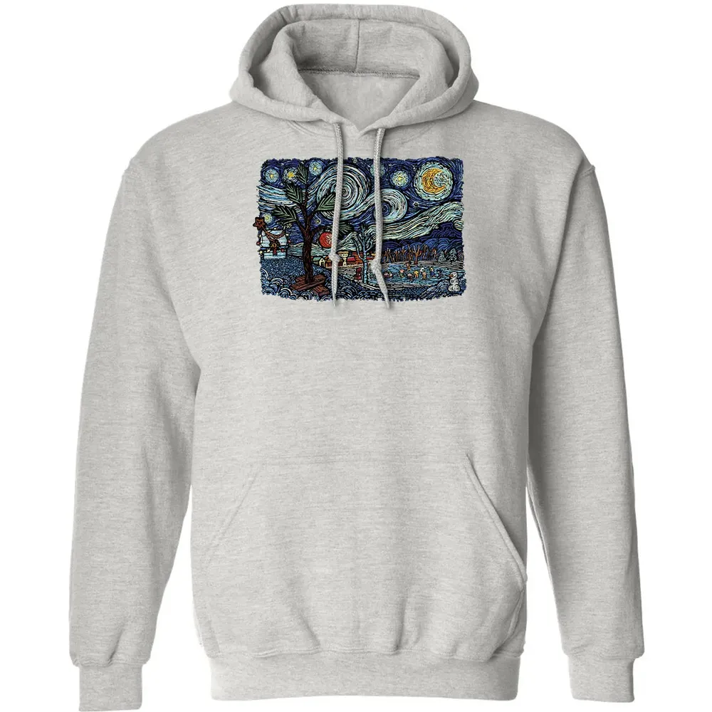 Starry Christmas Night Classic Unisex Hoodie - 8