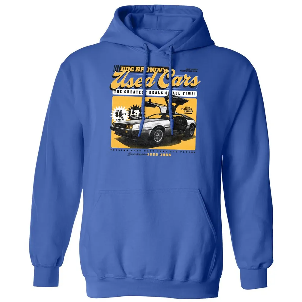 Doc Brownâ€™s Used Cars Classic Unisex Hoodie - 9
