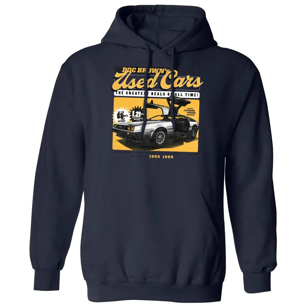 Doc Brownâ€™s Used Cars Classic Unisex Hoodie - 8