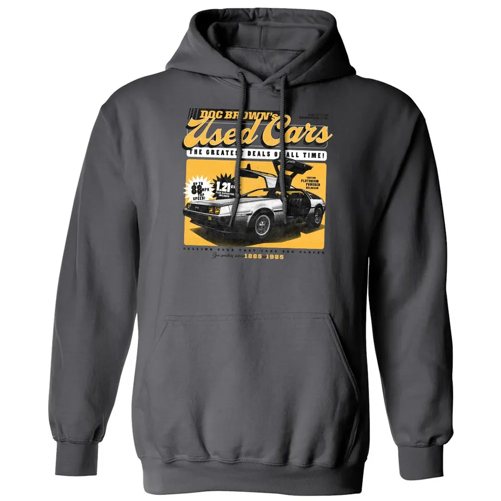 Doc Brownâ€™s Used Cars Classic Unisex Hoodie - 7