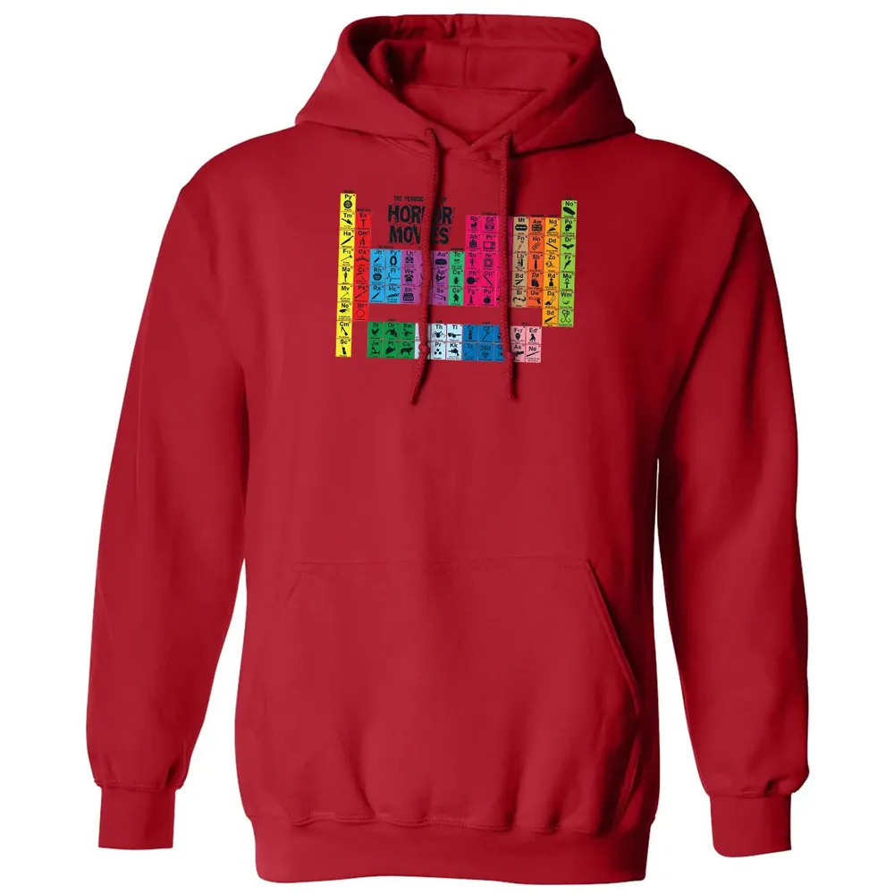 The Periodic Table Of Horror Movies Classic Unisex Hoodie - 5