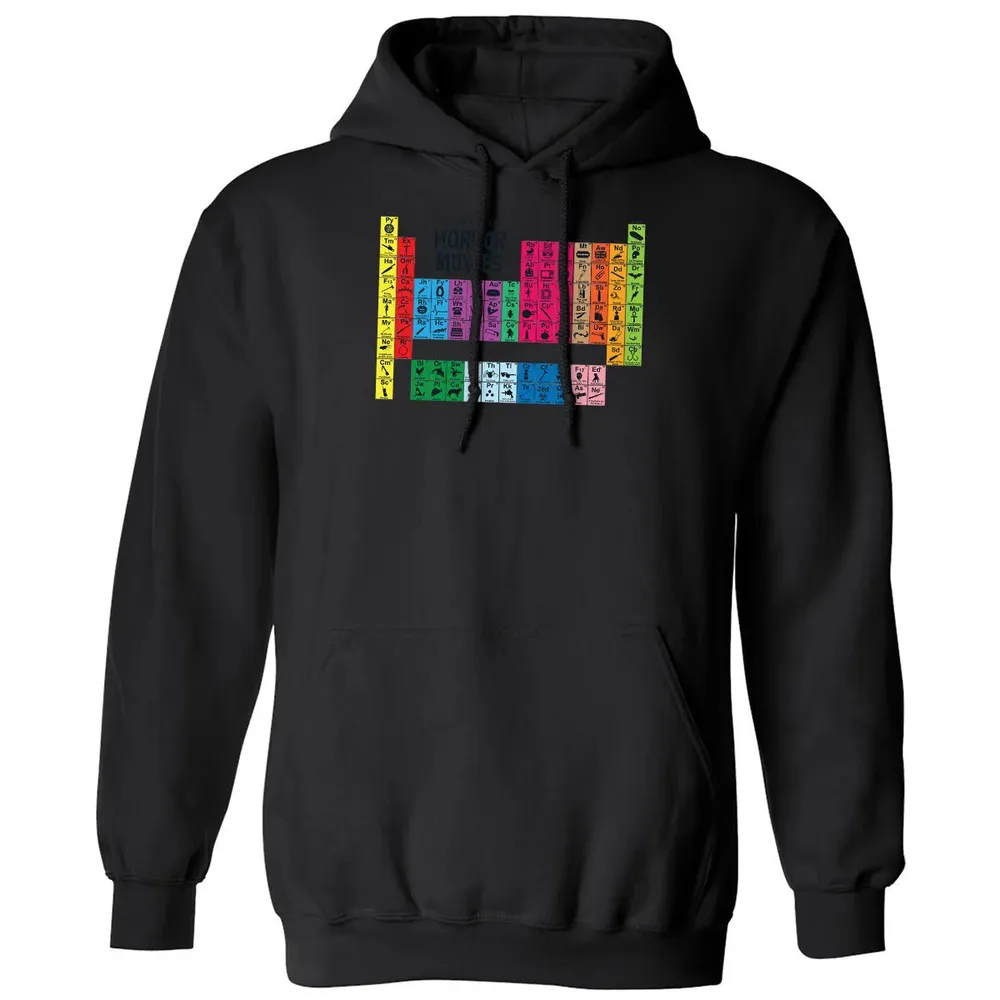 The Periodic Table Of Horror Movies Classic Unisex Hoodie - 11